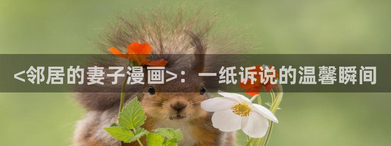 ww.喵趣.com：<邻居的妻子漫画>：一纸诉说的温馨瞬间